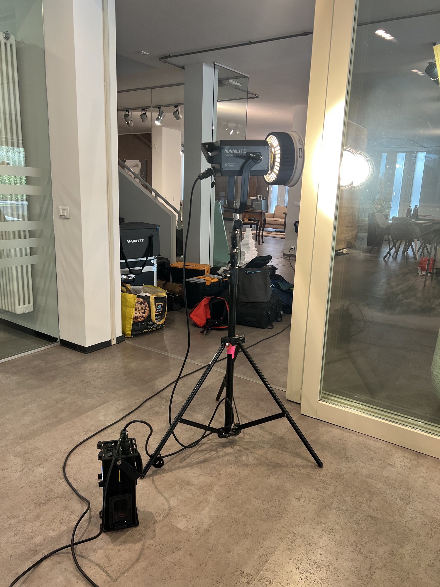 Assistenza su set fotografico